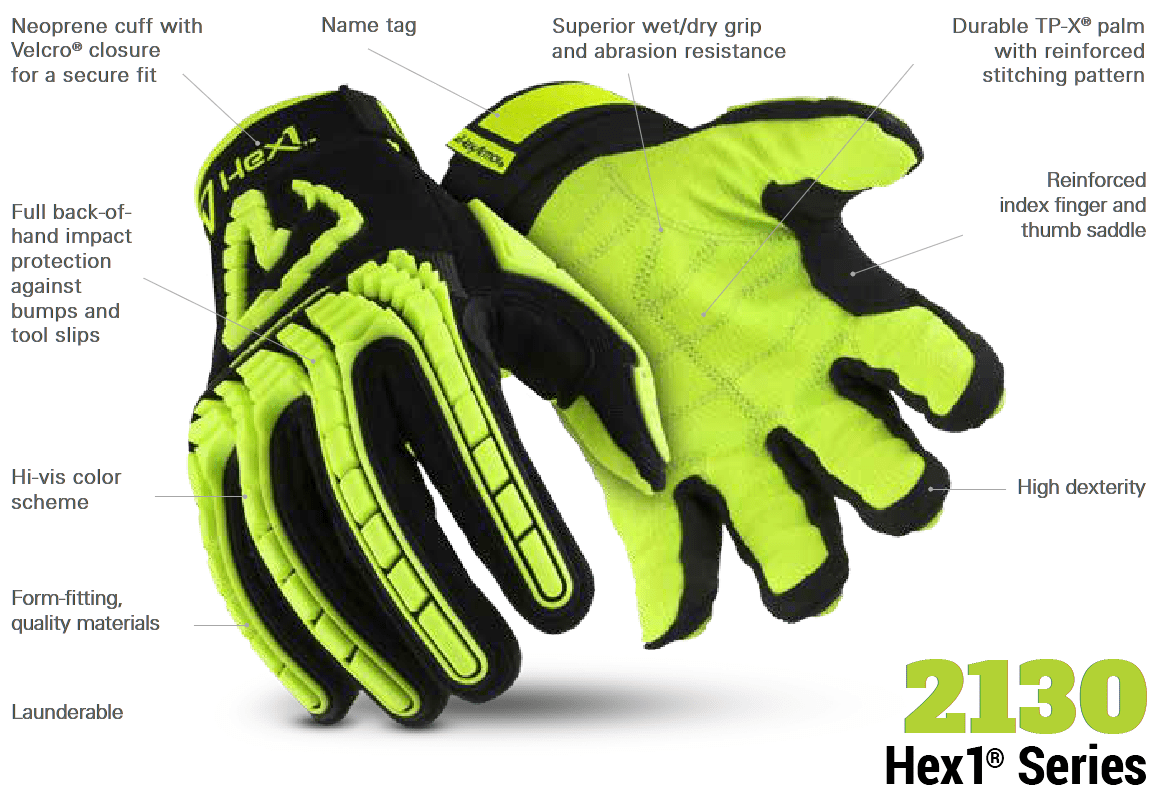 Northrock Safety / HexArmor Hex1 Ultimate Impact 2130 Gloves, HexArmor